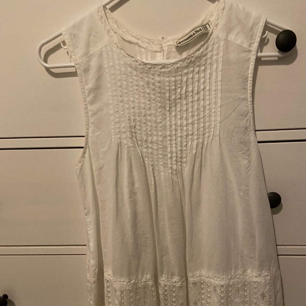 Abercrombie high neck detailed blouse